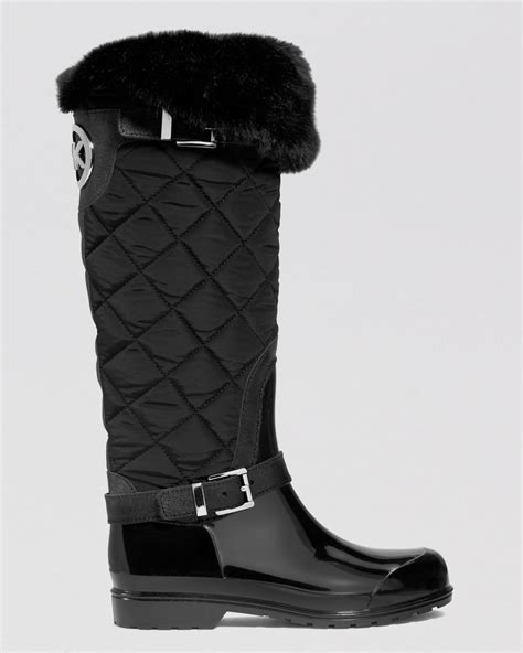 michael michael kors fulton quilted rain boots|Fulton Rain Boot .